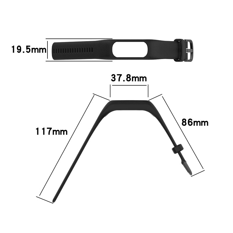 For GarminSmart 5 Wear-resistant Soft Silicone Watch Band with Case Protector Wrist Strap For GarminSmart 5 Wear-resistant Soft Silicone Watch Band with Case Protector Wrist Strap